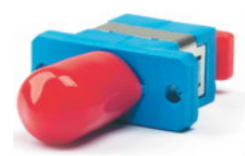   Xcom-Shop Адаптер переходной Hyperline ST-SC-SM ST-SC, SM (для одномодового кабеля), корпус пластмассовый, (синий)