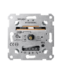 Светорегулятор Schneider Electric MTN5135-0000 Merten (механизм) поворотный 60-1000ВА для ламп накаливания и обм. трансформаторов, IP20