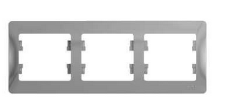 Рамка Systeme Electric GSL000303 3-я, горизонтальная