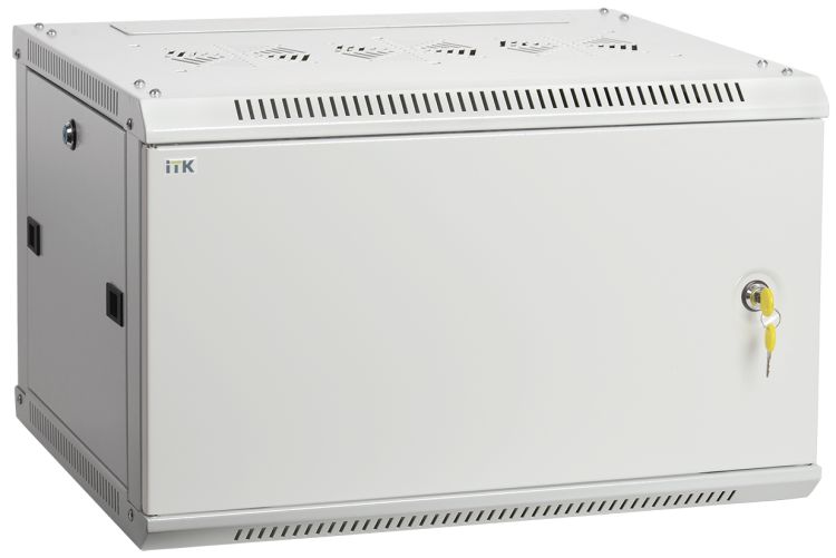 Шкаф ITK LWR3-18U66-MF LINEA W 18U 600x600 мм дверь металл, RAL7035