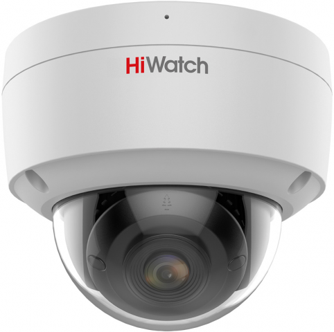 Видеокамера IP HiWatch IPC-D042C-G2/SU(4mm) 4Мп уличная купольная 1/1.8 Progressive Scan CMOS; объектив 4мм