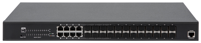 Коммутатор NSGate DAS-24G 45F1624A L2+ 20x 100/1000M SFP + 4 100/1000M TP/SFP Combo