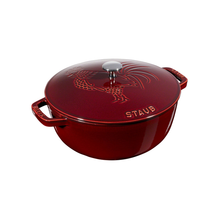 Staub Кокот Петух, 24 см, гранатовый Staub