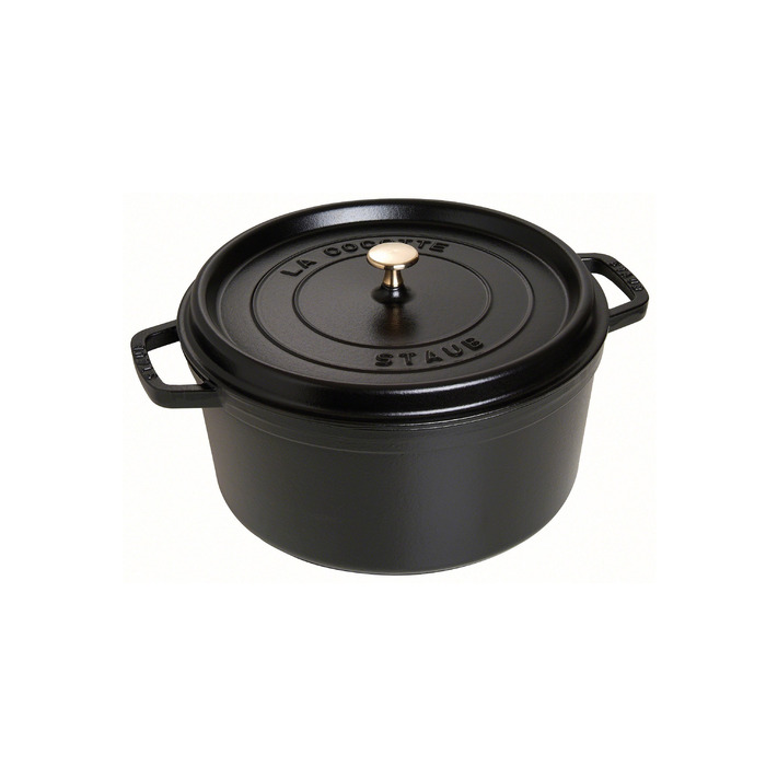 Staub Кокот круглый 20 см, черный Staub