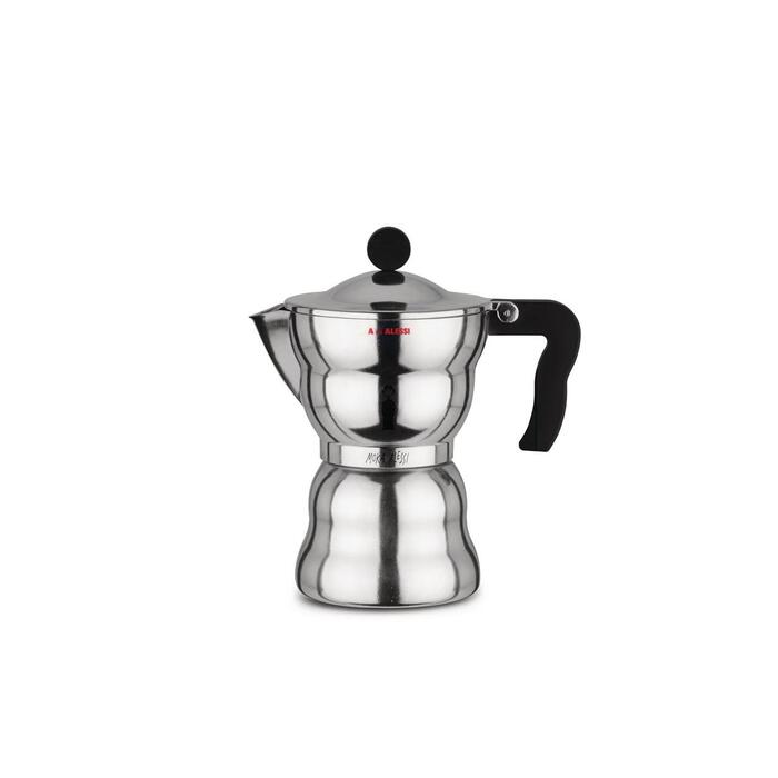 Alessi Кофеварка для эспрессо 70 мл металлик Moka Alessi