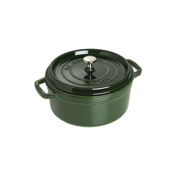 Staub Кокот круглый 20 см, зеленый базилик Staub