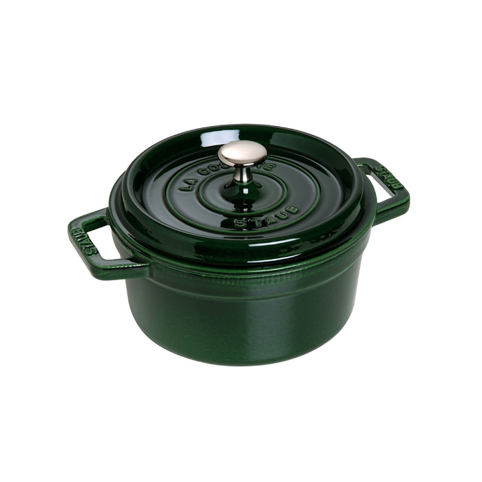 Staub Кокот круглый 26 см, зеленый базилик Staub