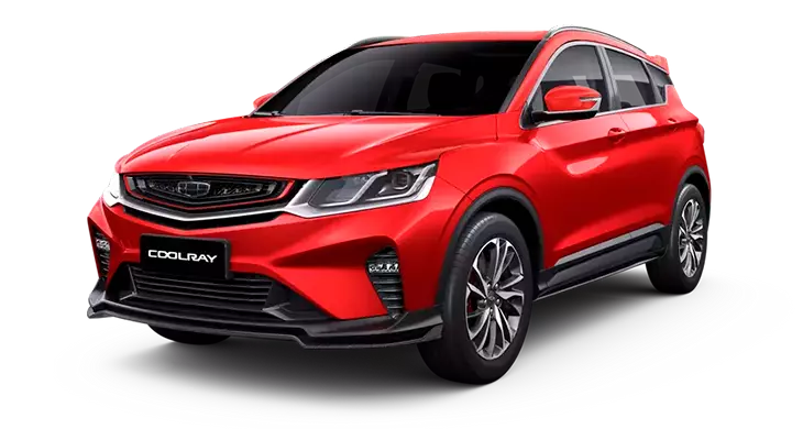 Geely Coolray, Красный, 2023