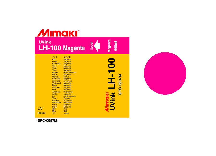 УФ чернила   LH-100UV LED Magenta, 600 мл