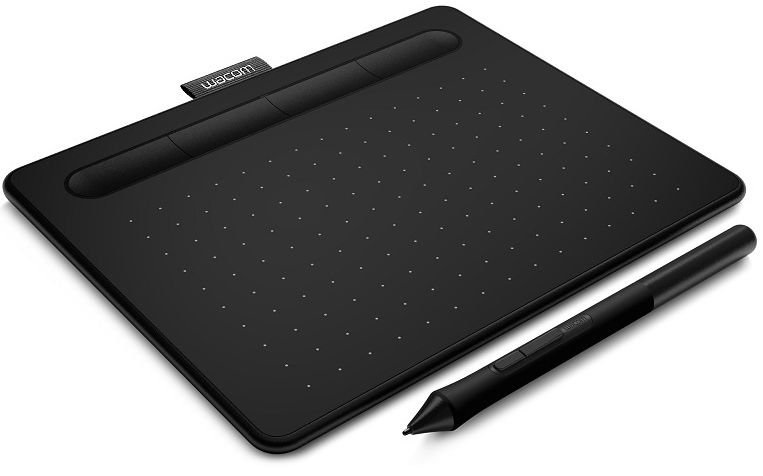 Графический планшет_Intuos S Bluetooth, черный (CTL-4100WLK-N)