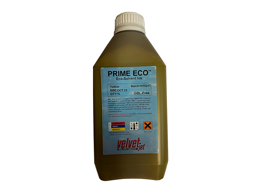 Бутыль с чернилами   Prime Eco, Yellow, 1 л