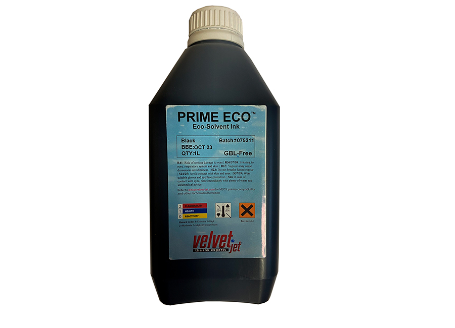 Бутыль с чернилами   Prime Eco, Black, 1 л