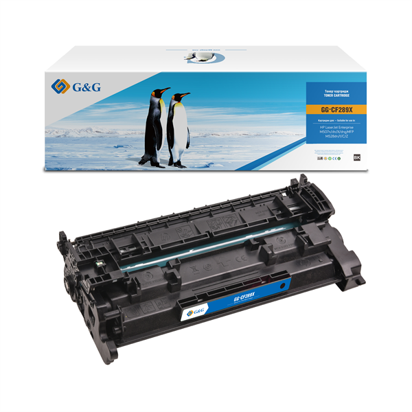 Cartridge G&G 89X для HP LJ M507n/dn/X/dng;M528dn/f/C/Z, с чипом (10 000стр.) (аналог CF289X)