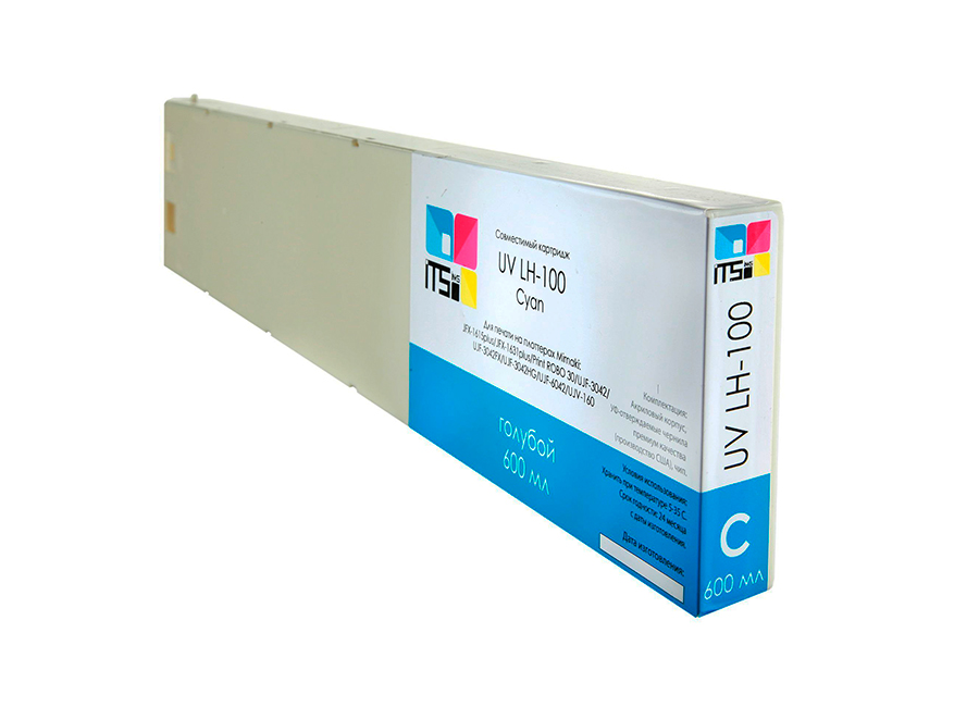   Форофис Картридж_ITS-SPC-0597C-600   SPC-0597C для Mimaki UV LH-100, Cyan, 600 мл