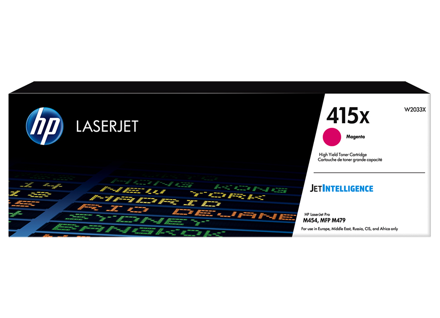 Картридж повышенной емкости   LaserJet 415X Magenta (W2033X)