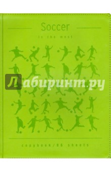 Тетрадь Спорт, А5+, 96 листов, клетка, в ассортименте