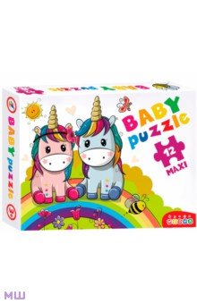 Baby Puzzle. Радужные единороги (3848)