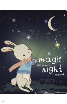 Тетрадь 48 листов, клетка, Magic Night в ассортименте (7-48-1085)