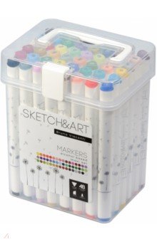   Лабиринт Скетч маркеры Sketch&Art, двусторонние, 48 цветов