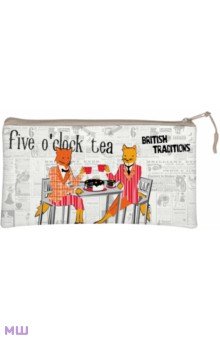 Папка FIVE O'CLOCK, на молнии, А6