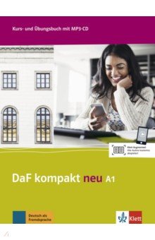 Курсы изучения языка  Лабиринт DaF kompakt neu A1. Deutsch als Fremdsprache für Erwachsene. Kurs- und Übungsbuch mit MP3-CD