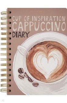   Лабиринт Ежедневник недатированный Cute Dairy. Coffee With You. Cappuccino, 136 листов, А5