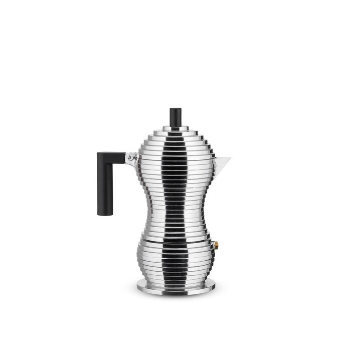 Alessi Кофеварка 150 мл металлик/черная Pulcina Alessi