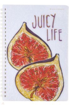 Тетрадь Juicy Life. Инжир, 60 листов, клетка