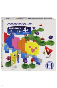   Лабиринт Магнитная Мозаика Гусеница (384 элементов, 10 цветов) (MM-016)
