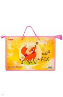 Папка на молнии А4 с ручками FOX (229114)