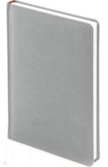 Ежедневник недатированный А5+ VELVET, СЕРЕБРЯНЫЙ (3-115/51)