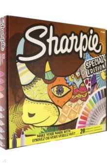 Набор перманентных маркеров SHARPIE Носорог, 20 маркеров (2110122)