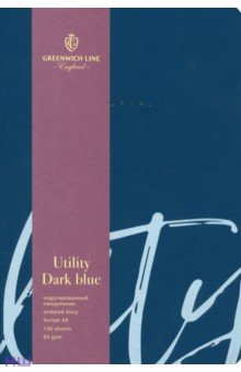 Ежедневник недельный Dark blue, 136 листов, A5