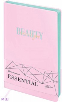 Ежедневник недатированный Essential. Pink, А5, 136 листов