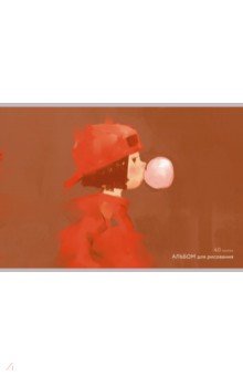   Лабиринт Альбом для рисования Девочка в бейсболке, 40 листов