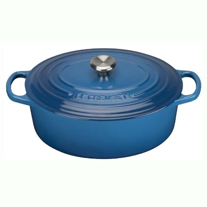 Le Creuset Гусятница / жаровня с крышкой 27 см, синий Le Creuset