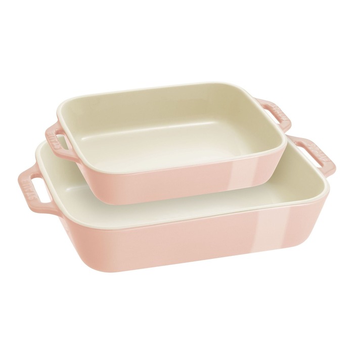 Staub Набор из 2 форм для запекания Light Pink Staub