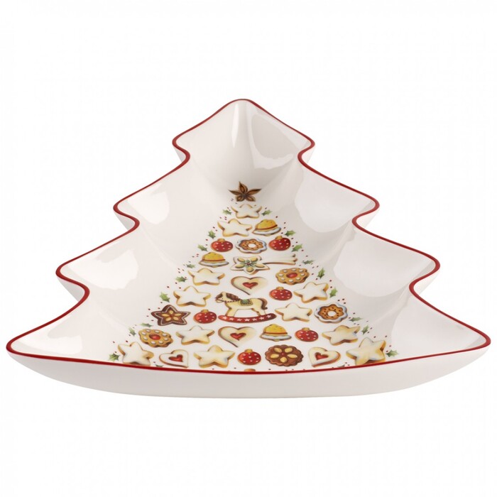 Villeroy & Boch Блюдо в форме елки, большое 26 см Winter Bakery Delight Villeroy & Boch