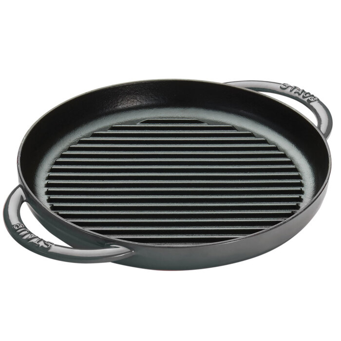 Staub Сковорода гриль 26 см Graphite Grey Staub