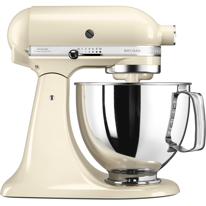 KitchenAid Кухонный комбайн 4,8 л 300 Вт Cream Artisan KitchenAid