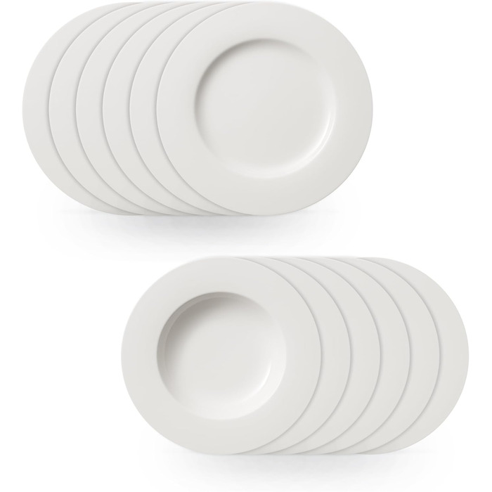 Villeroy & Boch Набор тарелок 12 предметов Twist White Villeroy & Boch