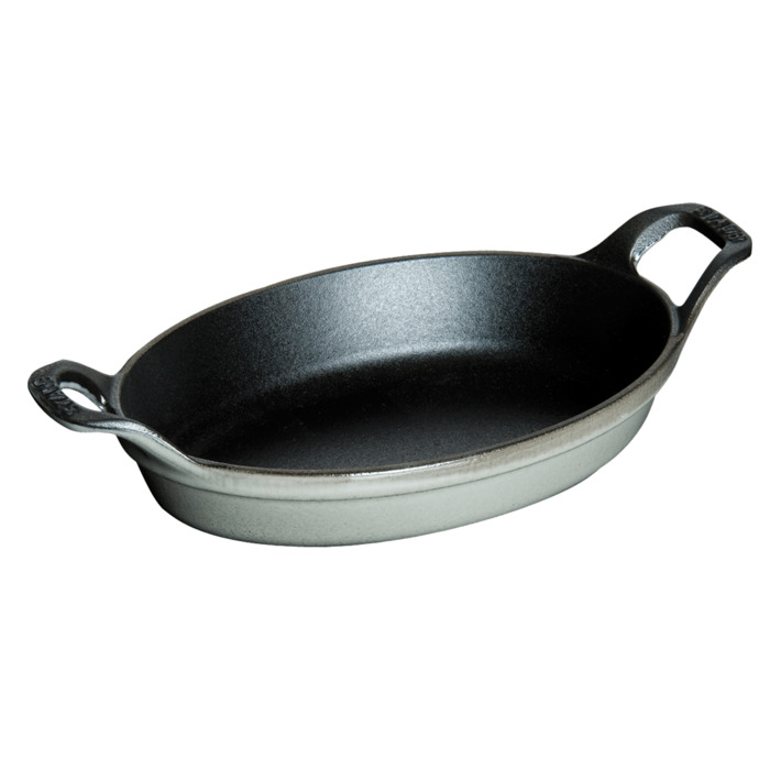 Staub Форма для запекания 24 х 17 см овальная Graphite Grey Staub