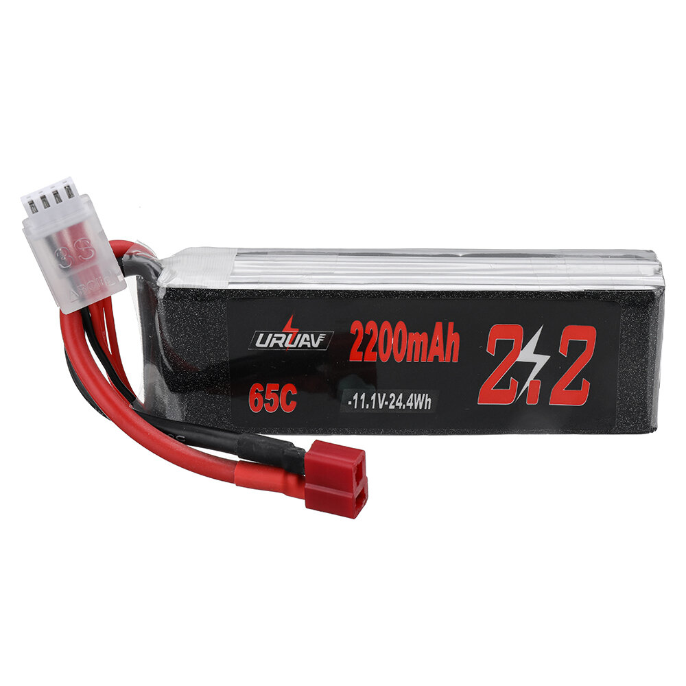 URUAV 11.1V 2200mAh 65C 3S LiPo Батарея T Deans Plug для RC Авто