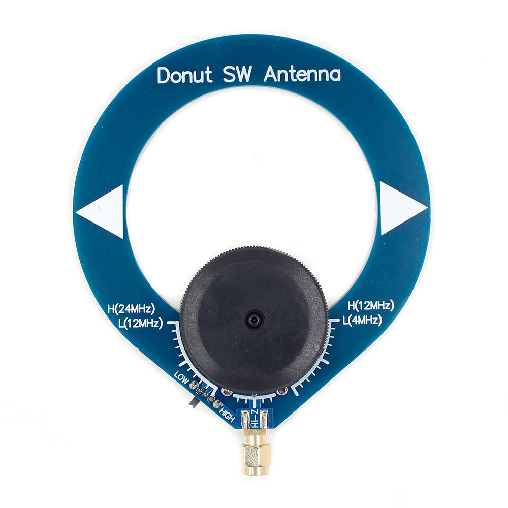  Donut Blue SW Антенна Миниатюрная петля Антенна с диапазоном частот 4–24 МГц и высокой производительностью для коротково