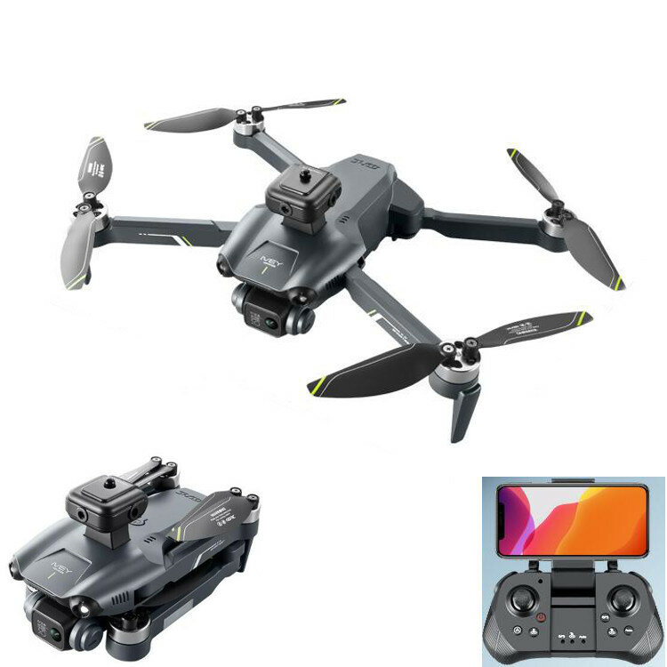 RC Drones 4DRC V28S GPS 5G WiFi FPV с 8K ESC HD Двойной камера 720P 360° Обход препятствий Оптическое позиционирование потока Беск