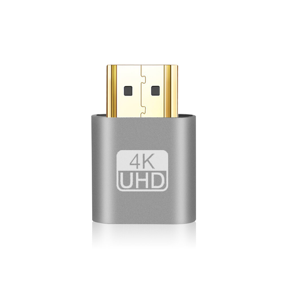 VGA Virtual Дисплей Адаптер HDMI-совместимый 1.4 DDC EDID Dummy Plug Headless Ghost Дисплей Эмулятор видеокарты Замок Пл