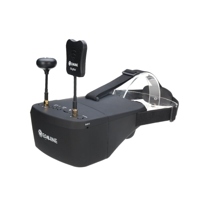 Eachine EV800D 5.8G 40СН Diversity FPV Goggles 5 Inch 800*480 Video Headset HD DVR Build in Батарея