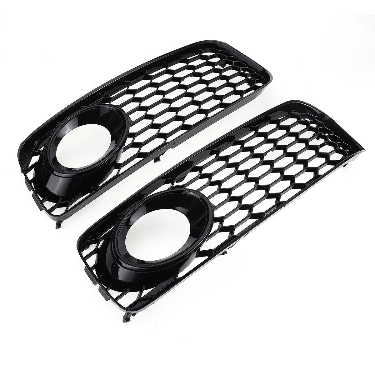 Car Lights Решетка решетки крышки фары переднего тумана Honeycomb Hex Black для Audi A5 S-Line S5 B8 RS5 2008-2012