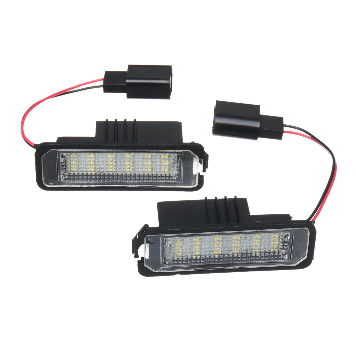 Car Lights 2 шт. 18 светодиодных автомобильных светильников для номерного знака для VW Golf MK4 MK5 MK6 Passat Lupo Polo 9N