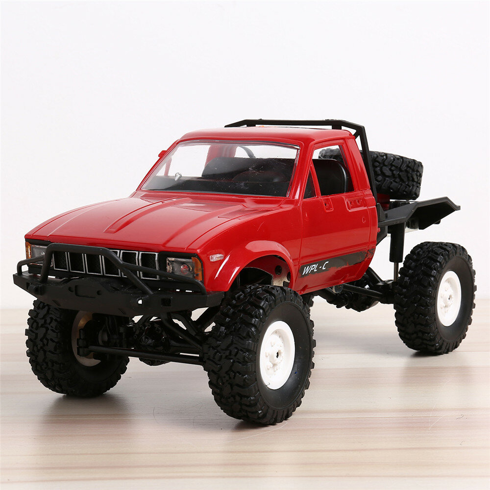 Взрыв хорошо WPL C14 1/16 2.4G 4WD Off Road RC Military Car Rock Crawler Truck With Front LED RTR Toys